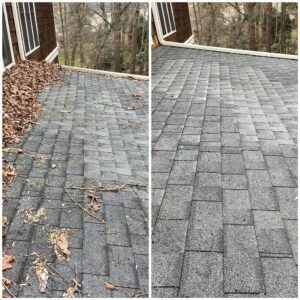 Before & After Roof Cleaning in Kennesaw GA by ProWash 88 Pressure Washing Contractor