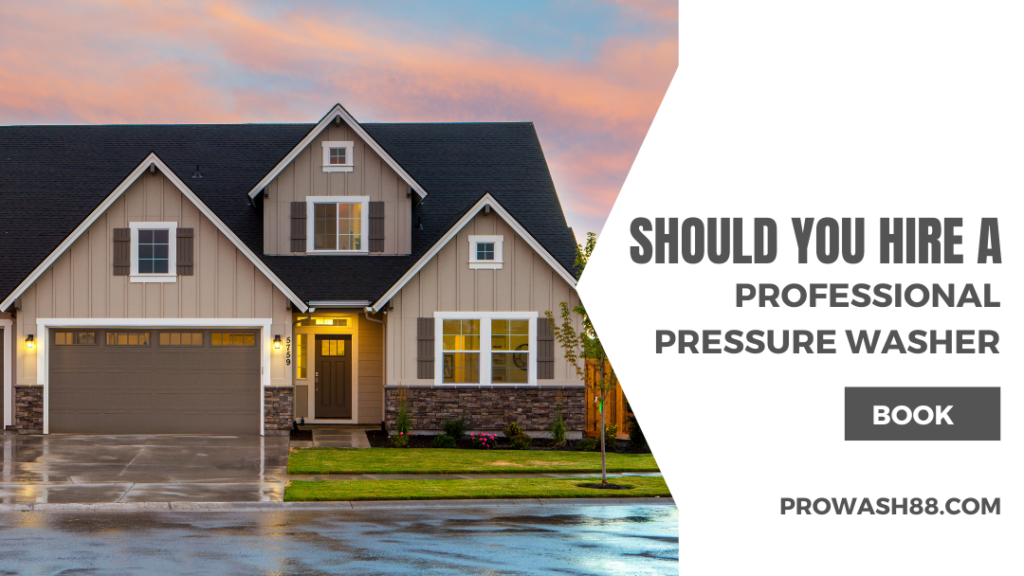 should you hire a pro to pressure wash your house?